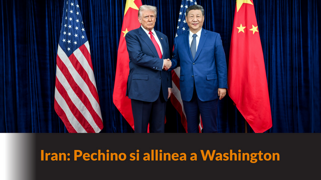 Iran: Pechino si allinea con Washington – BLB #115